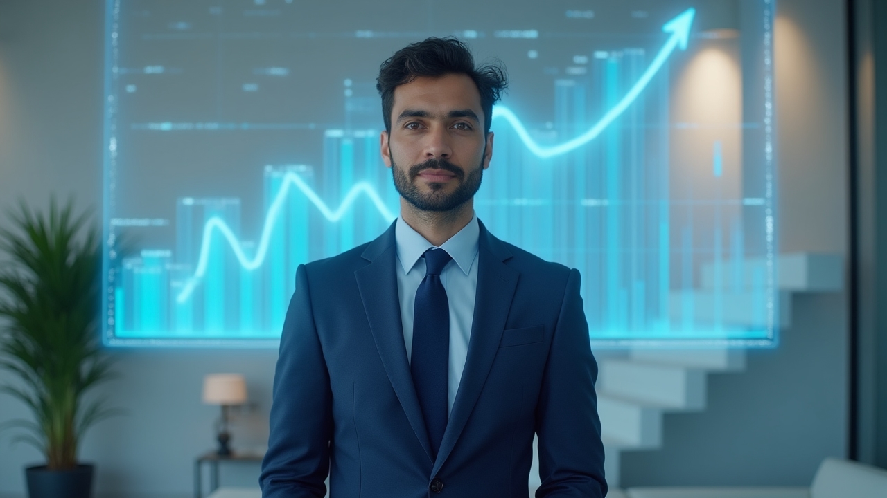 Portrait d'un entrepreneur en pleine croissance